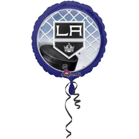 ANAGRAM Anagram 54620 18 in. Los Angeles Kings Flat Foil Balloon; Pack of 5 54620